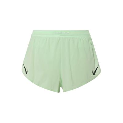 Aeroswift Solid Logo Elastic Waist Sports Shorts Men Bottoms Green Yellow FN3350-376