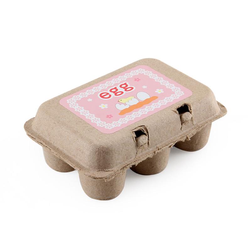 Kinder Holz Simulations Eier Blöcke mit Box Rollenspiel Haus Küche Lebensmittel Spielzeug