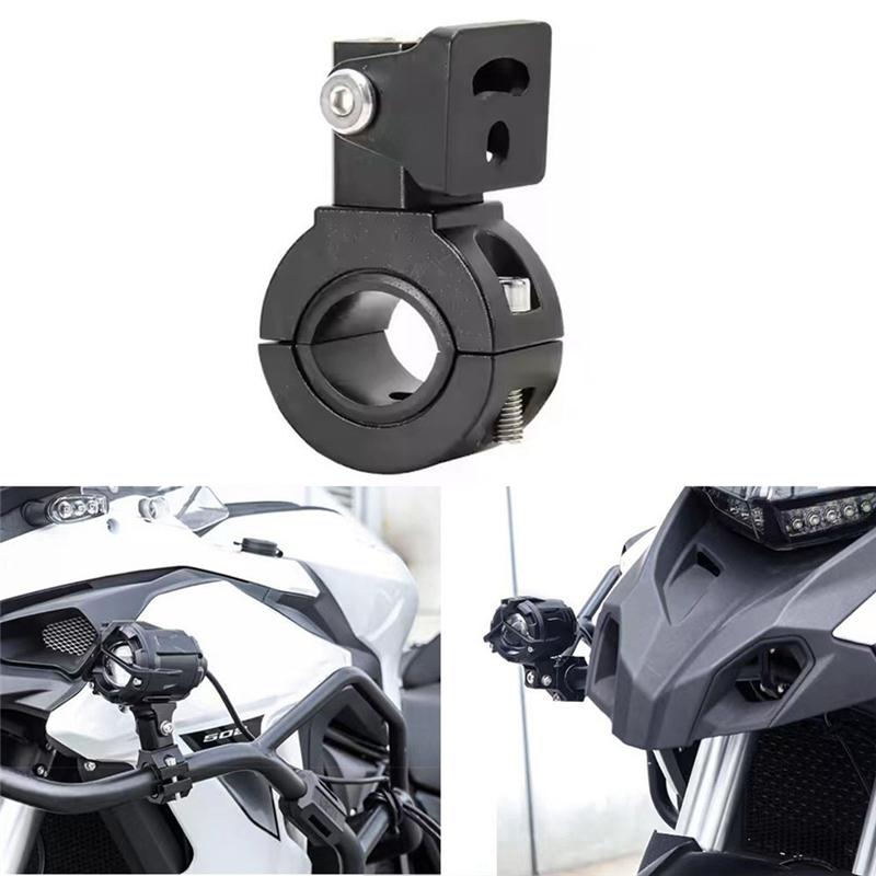 Motorcycle Accessories Universal LED Headlight Mount Bracket Fog Light Auxiliary Lamp Holder For Motorcycles