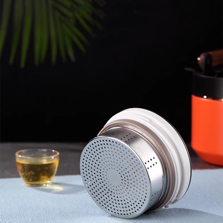 316 Stainless Steel Tea Stewing Pot with Lifting Handle - Temperature Control & Water Separation