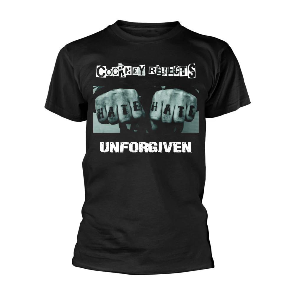 Cockney Rejects - Unforgiven Black Cotton Shirt Full size S-5XL BS978 XXXL