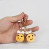 Handmade Crochet Bee Keychain, Yarn Knitted Insect Pendant, Creative Cute Animal Charm - Perfect Gift for Friends, Parents