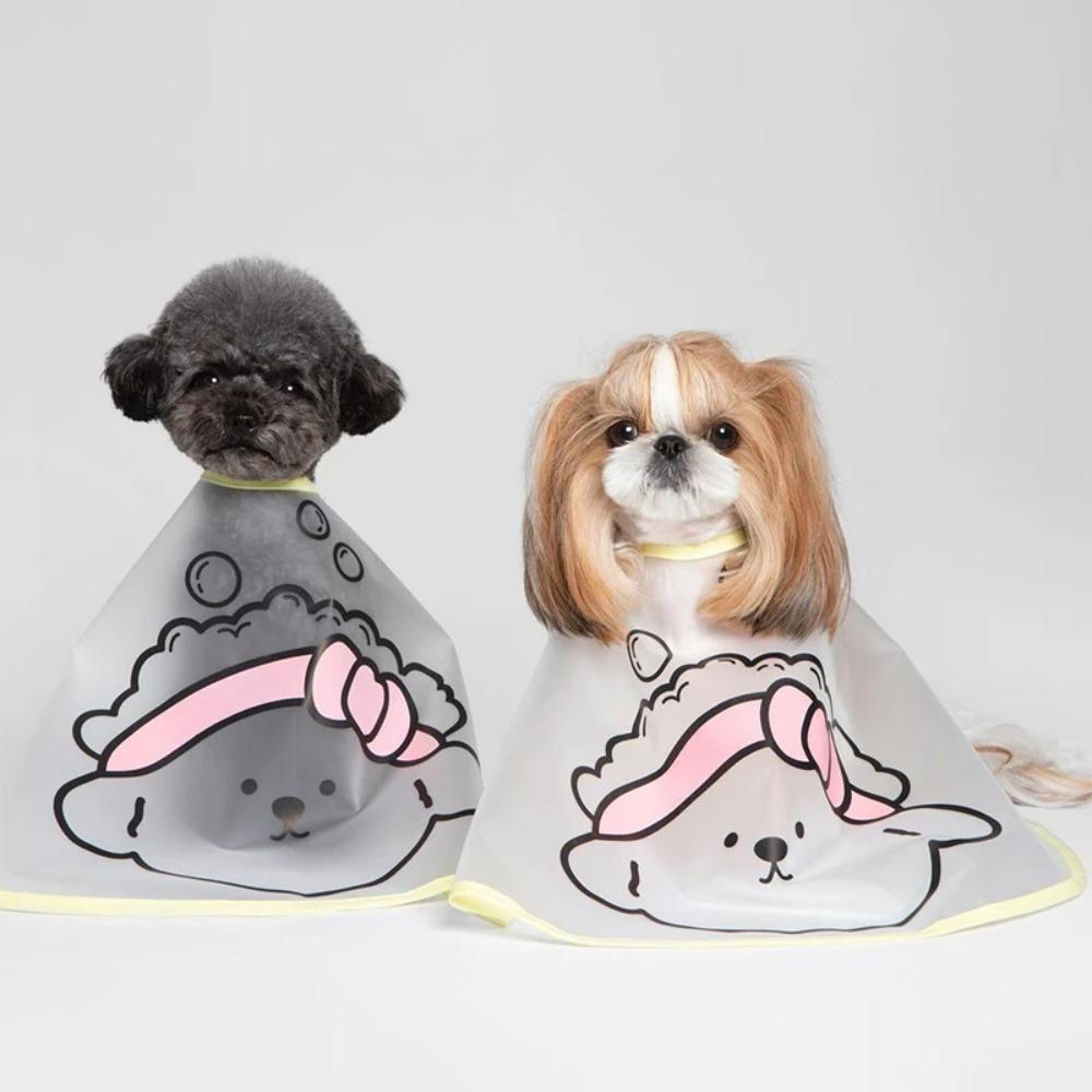 Waterproof Pet Cloak Adjustable Pets Clothes Cloak Dog Grooming Cape  For Dogs Cats Tear Stain