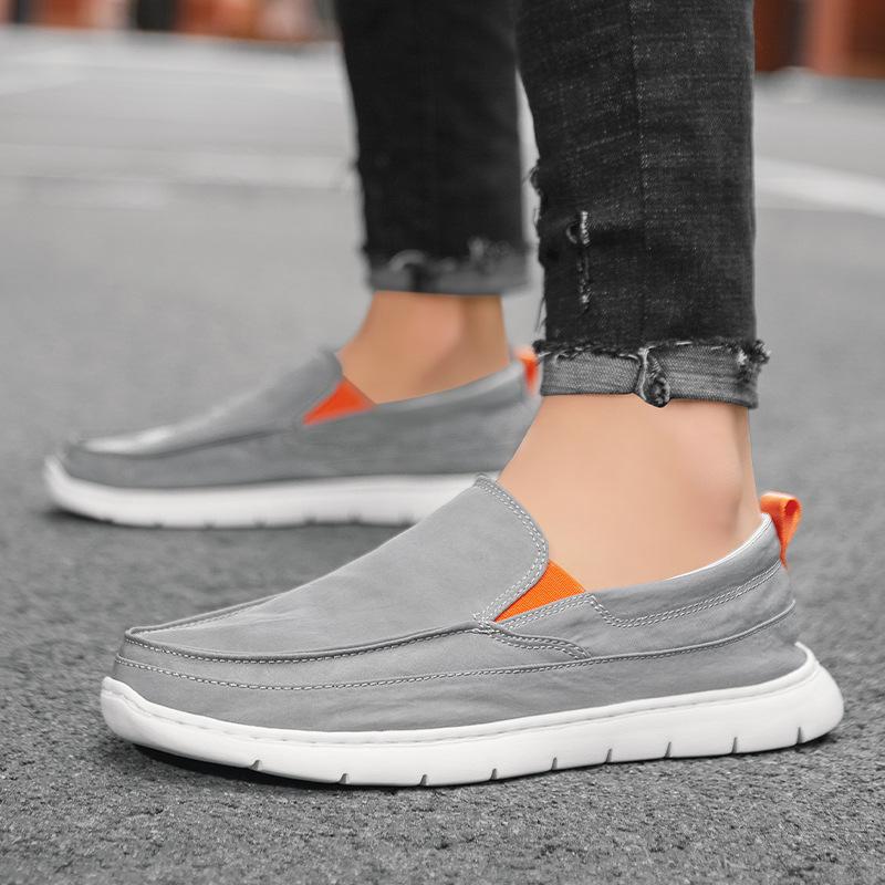 Large Size Trendy Men's Shoes Umbrella Cloth Loafers Trendy Men's Foot Casual Shoes Flat Cloth Shoes Spot