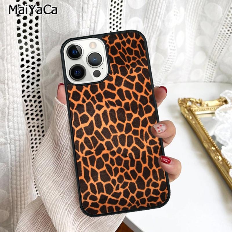 Giraffe Skin Pattern Phone Case Cover For iPhone 17 Air 16 15 6s Plus 11 12 13 14 Pro Max Shell Coque
