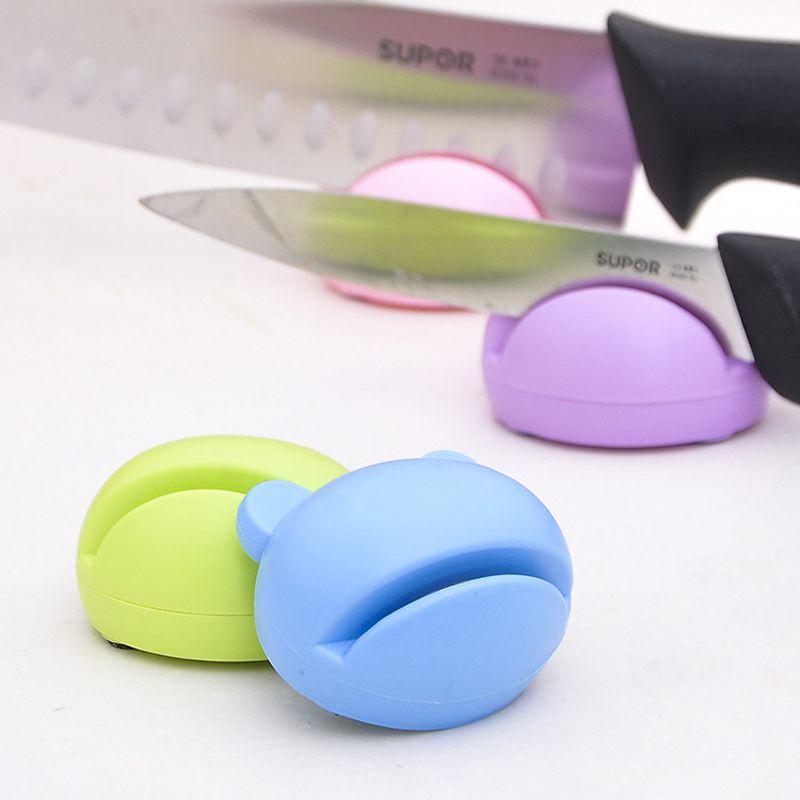 Cartoon Sharpening Whetstone Antislip Sharpeners Kitchen Household