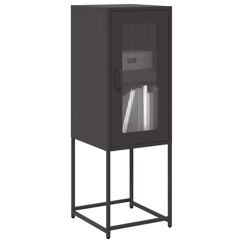 Sideboard In Black 36 X 39 X 107 Cm Cold Rolled Steel