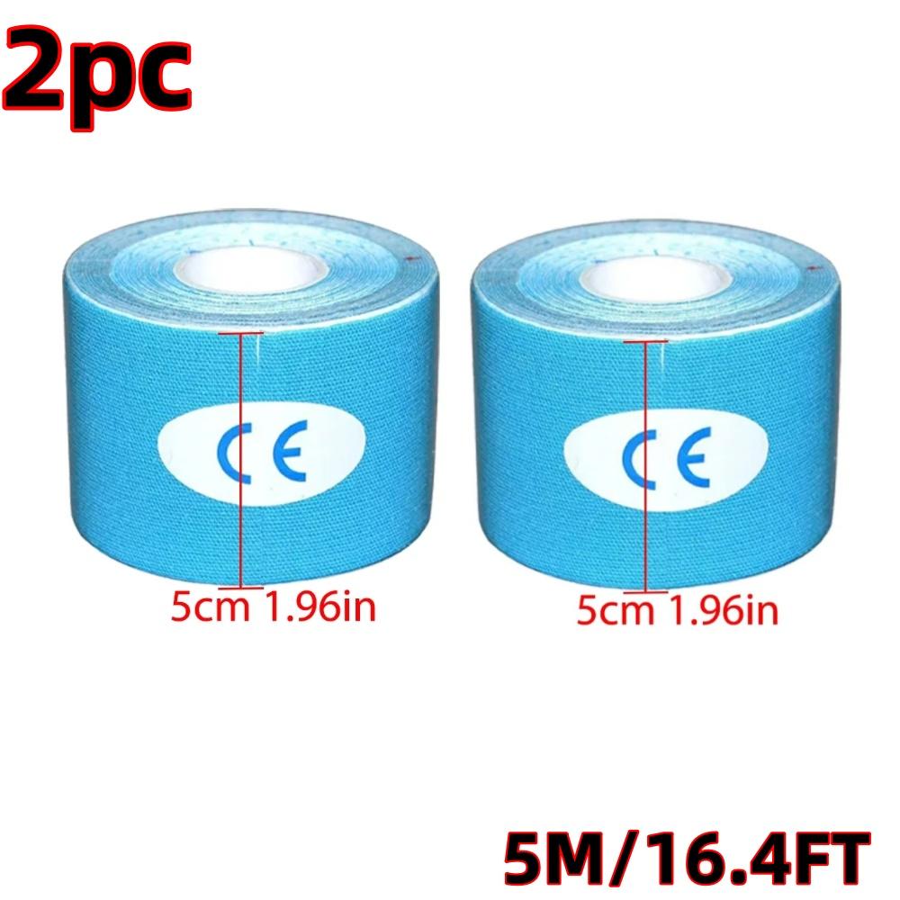 Durable And Safe Sports Kinesio Tape Muscle Kinesiology Elastic Knee Pain Relief Strain Patch Athletic Recovery Stickers Fitness Bandages