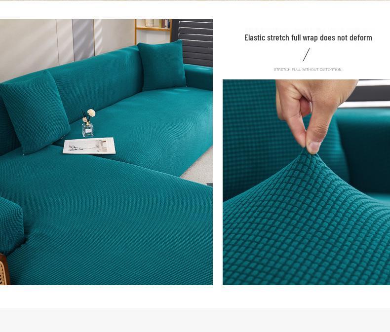 Universal Stretch Sofa Cover - Modern, Year-Round Fit for Chaise and Leather Sofas