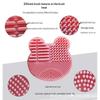 Mickey Heart-Shaped Makeup Brush Cleaning Pad & Dry Sponge Tool