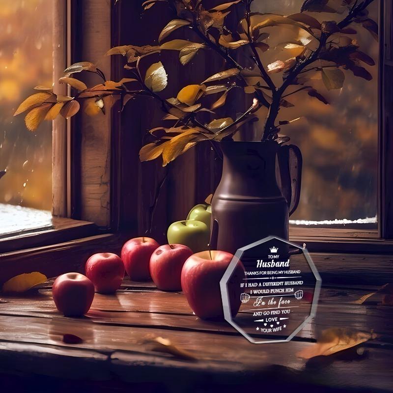 "My Man" Appreciation Gift - Heartfelt Home Decor for Husband's Special Moments