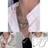 Collana Hip Hop alla Moda in Acciaio di Titanio per Uomini e Donne con Versatile Ciondolo Poker