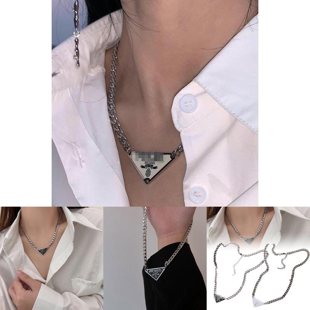 Collana Hip Hop alla Moda in Acciaio di Titanio per Uomini e Donne con Versatile Ciondolo Poker