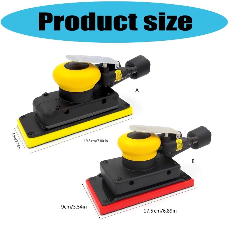 Zware Pneumatische Schuurmachine Ideaal Voor Meubelbouw Auto Carrosserie Reparatie En Metaal Polijsten Pneumatische Schuurmachine 12000rpm