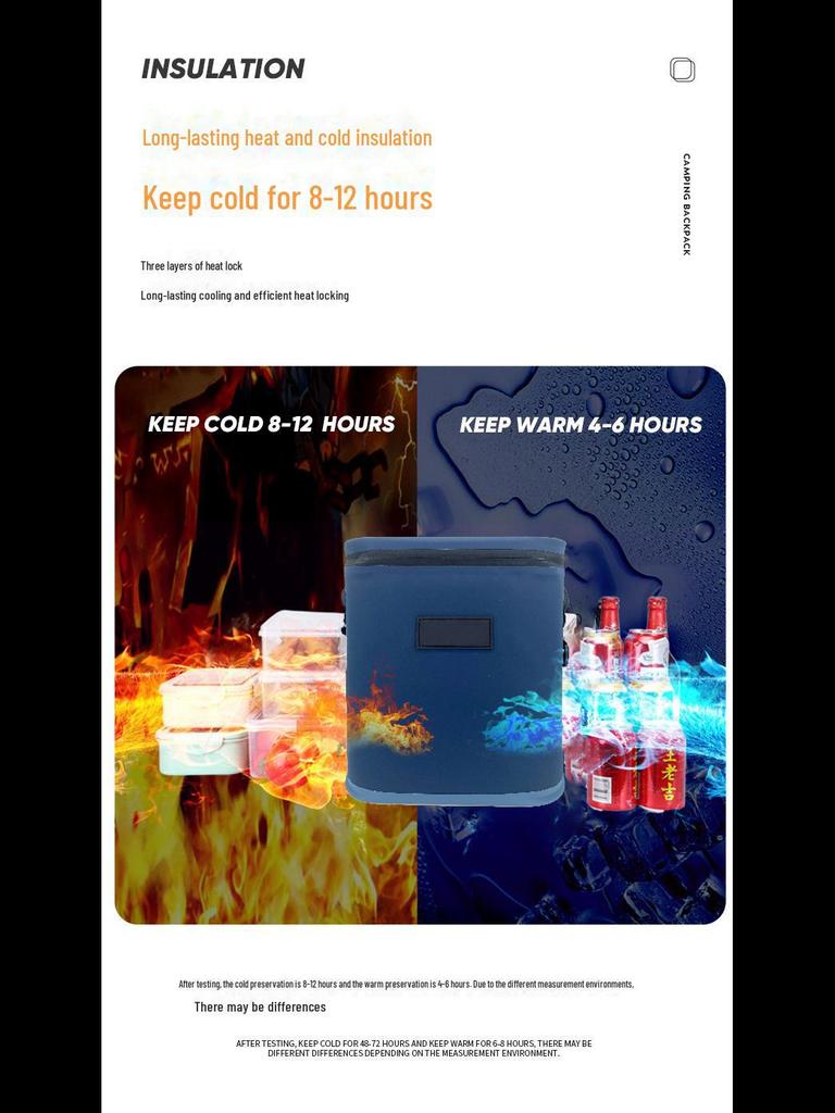 18L Waterproof TPU Insulated Outdoor Picnic Cooler Box