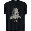 Hel Norse Goddess Viking Mythology Hel T-Shirt Solid Black T-Shirt Men Classic Perfect for Home Outdoor Work Gifting Birthdays Valentines Day Mothers