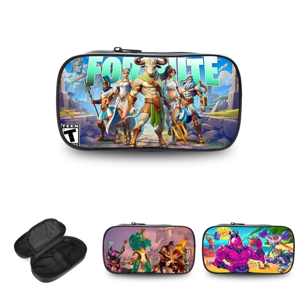 Fortnite Chapter 2 Season 5 Large Capacity Student Pencil Case Durable Oxford Material
