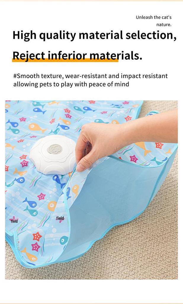 Interactive Cat Teaser: Self-Entertainment Hiding Turntable Toy