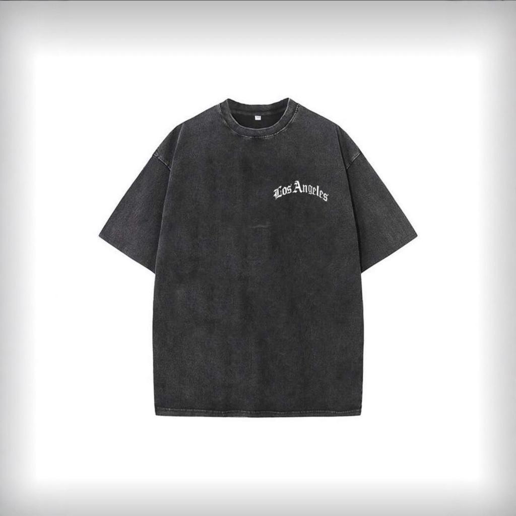 Unisex Vintage Used Wash T-Shirt: Street Style Retro Oversized T-Shirt