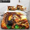 Genshin Impact Anime 3D NEW Duvet Cover Pillowcase Bedding Set Adult Boy Girl Bedroom Decoration Children Single Double Large