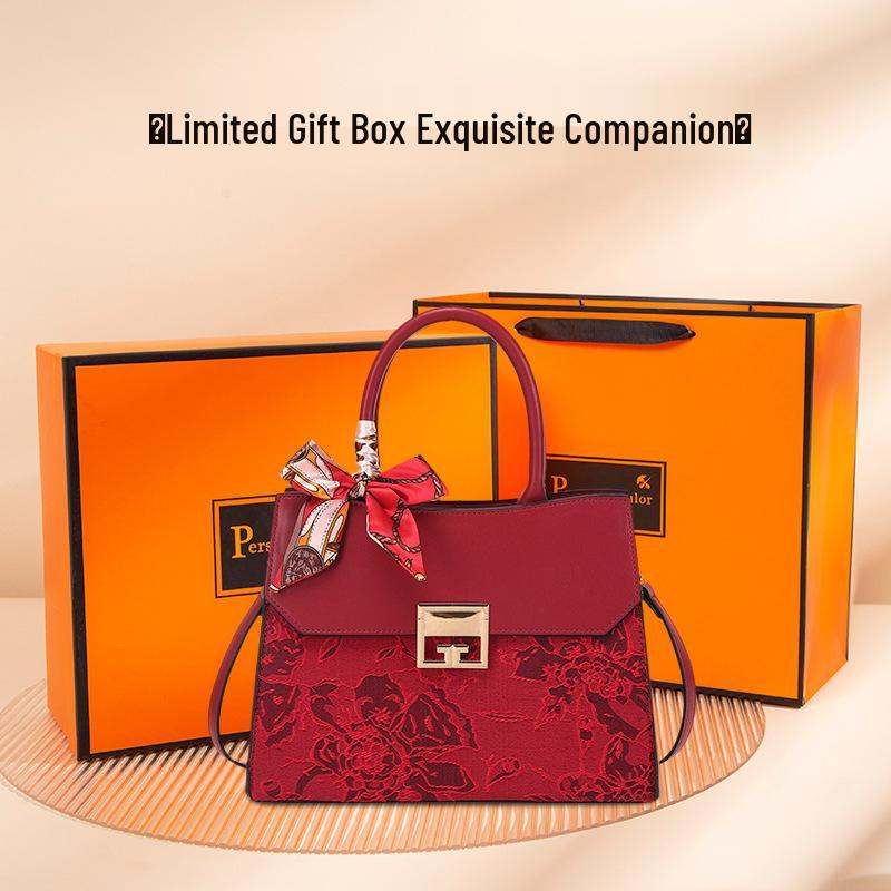 Red Women's Crossbody Handbag - Perfect Mom & Wedding Gift for Ladies, Ideal for Banquets & Birthdays