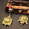 Money Making Golden Turtle Keychain Alloy Pendant Creative Personality Car Keyring Ring