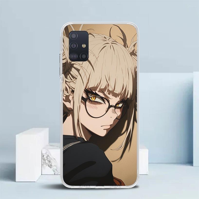 Himiko Toga My Hero Fashion Phone Case For Samsung Galaxy A52 A32 A22 A12 A51 A50S A30S A10S Note 20 Ultra 10 S10 Plus A31 A20 A