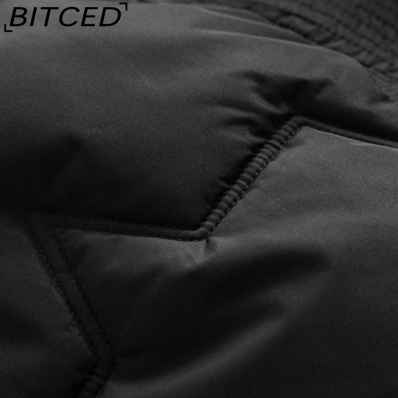 BITCED Women's Plus Size Long Down-Filled Quilted Vest with Hood, Thickened Sleeveless Coat for Autumn/Winter