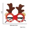 Unisex Christmas Cartoon Antlers Glasses for Adults & Kids - Creative Holiday Gift