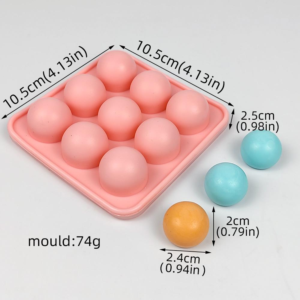 Porous Round Ice Cube & Cake Silicone Mold