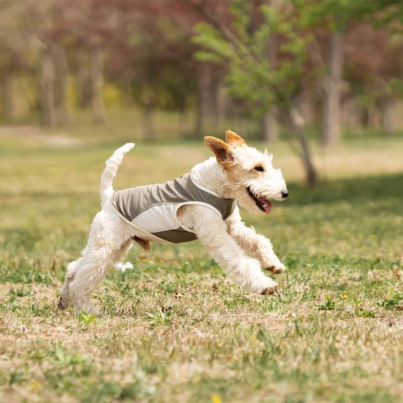 Summer Sleeveless Dog Shirt Lightweight Breathable Sun Protections Vest For Outdoor Activity Protective Dog Clothing