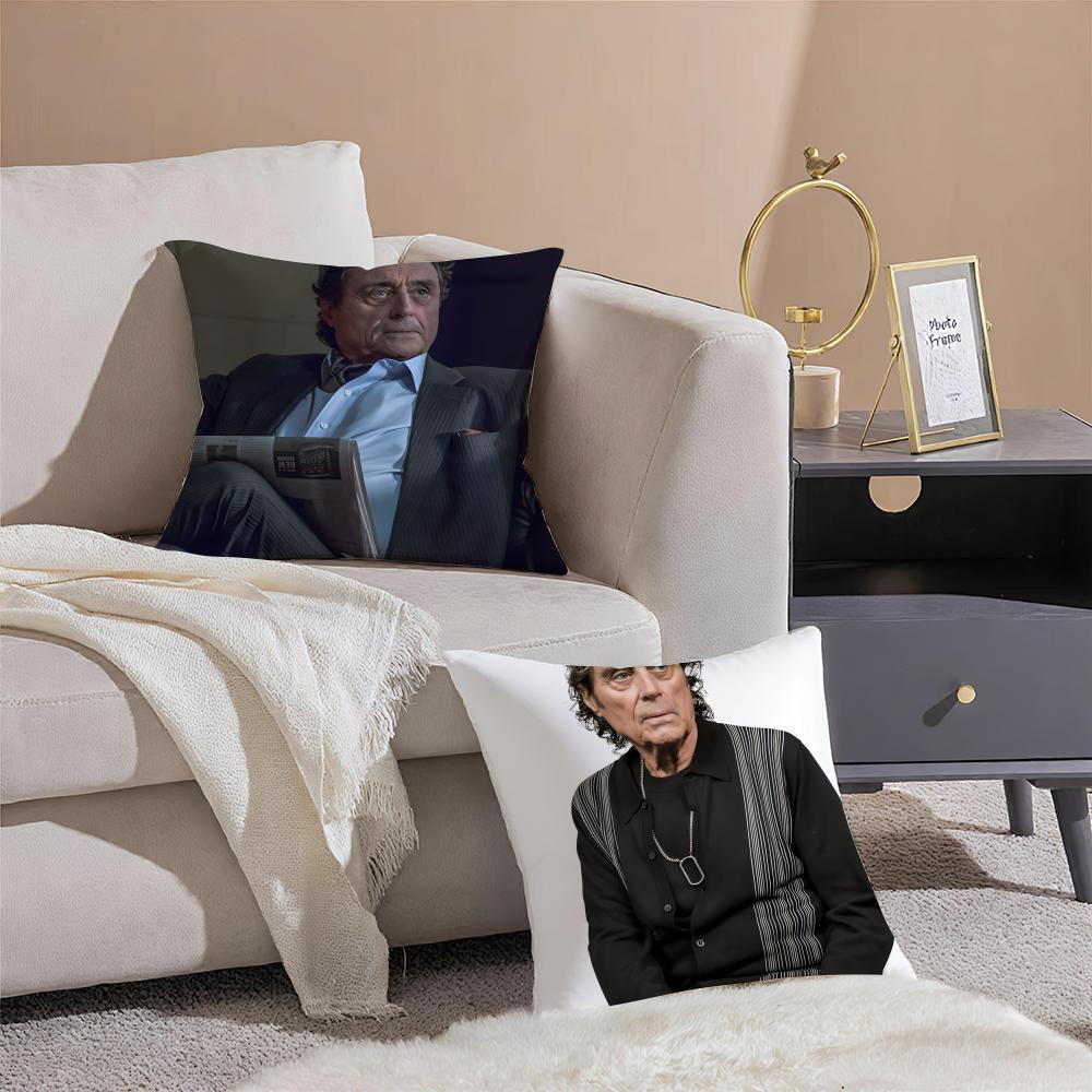 IIan McShane Pillow Movie Star Cushion Cover Throw Pillow Cover Hidden Button Durable Polyester Chair Cushion