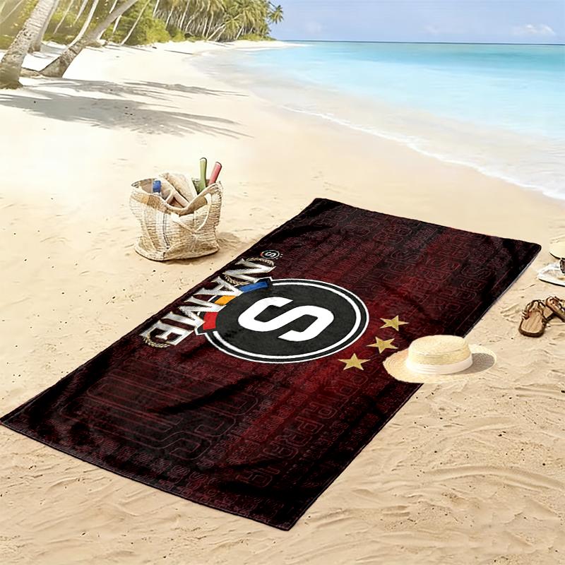 Custom Name,HC Sparta Praha Print Beach Towel, Large Soft Quick Dry Towel for Beach Camping Swimming