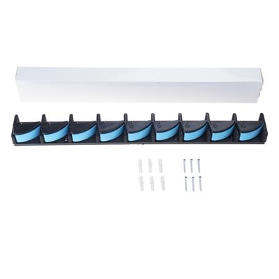 Wall Mounted Fishing Rod Holder 9 Rod Fishing Rod Display Stand Vertical Fishing Poles Rack Rod Storage Tool Enduring