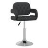 Vidaxl Swivel Dining Chairs, 4 Pcs, Black, Faux Leather