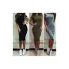 Elegant Womens Short Sleeve Bodycon Pencil Dress For Summer Casual Plus Sizes