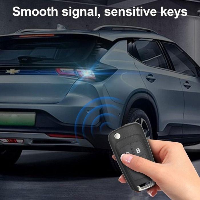 Key Shell Fold Remote Opel, 2 Buttons Car Key Replacement Case for Insignia Astra Movano Mokka