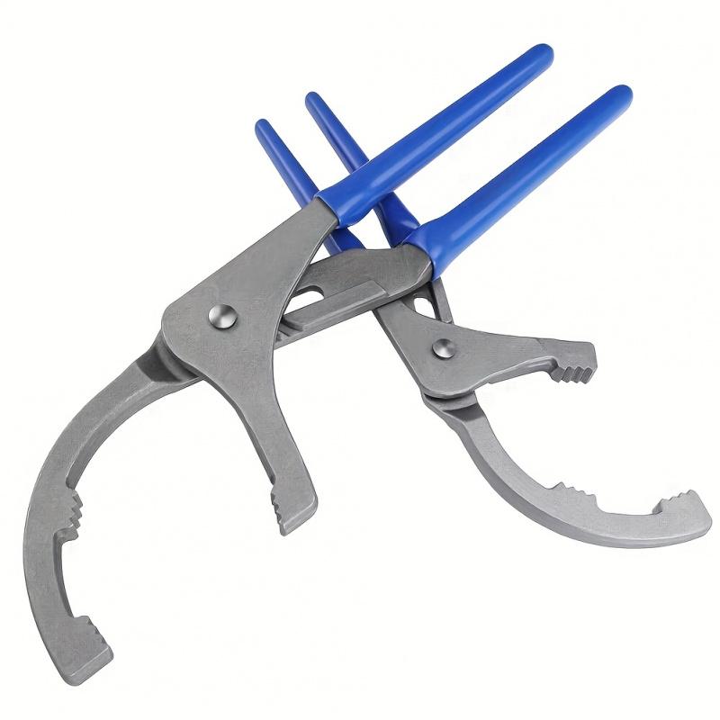 9 Inch Adjustable Oil Filter Pliers Clamp Wrench Tool for Automotive Maintenance
