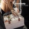 Baby Felt Storage Nursery Organizer Basket Infant Diaper Bag with Handle Caddy Changing Nappy Kids Storage Carrier Large Pocket