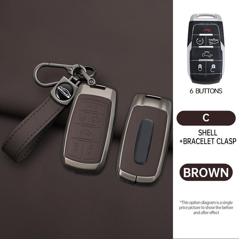 

3/4/5/6 Buttons Zinc Alloy Car Key Case Cover Accessories For Dodge RAM 1500 2500 3500 4500 5500 RAM1500 RAM2500 TRX 2021 2020