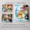 "Colorful character illustration." Bedding Duvet cover sets Duvet covers Pillowcases gifts (1 * Duvet Cover 2 * Pillowcases, without duvet insert)