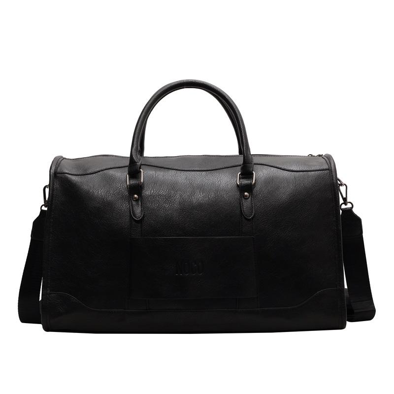 Large capacity handbag, short trip, maternity bag, women s fitness luggage, fashion business trip, travel storage bag, boarding чёрный