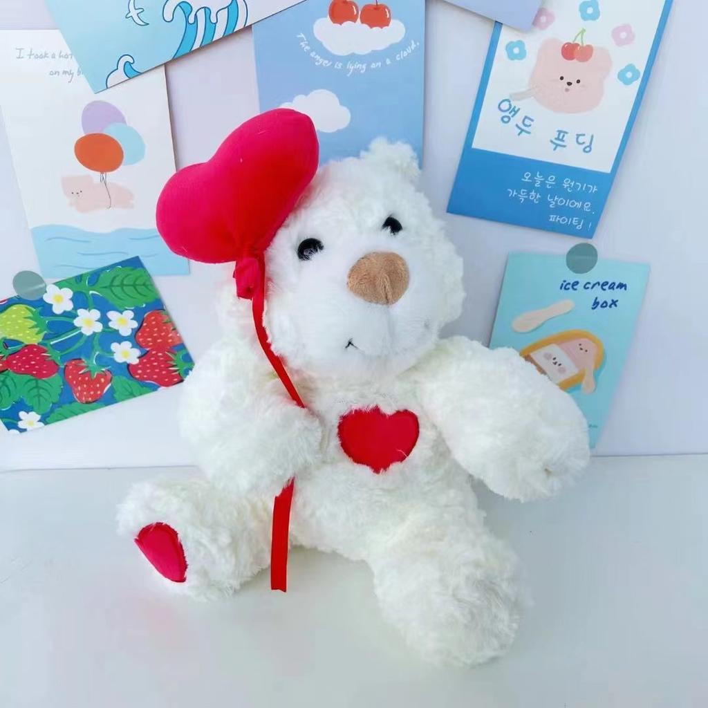 Teddy Bear Balloon Bear Doll Plush Toy Cute Ragdoll Wedding Gifts Valentine's Day