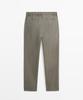 Masimodutti 100% Linen Straight Fit Pants