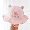 Cute Baby Bucket Hat Spring Autumn Thin Sun Protection Cap Adorable Infant Fishing Hat For Boys And Girls