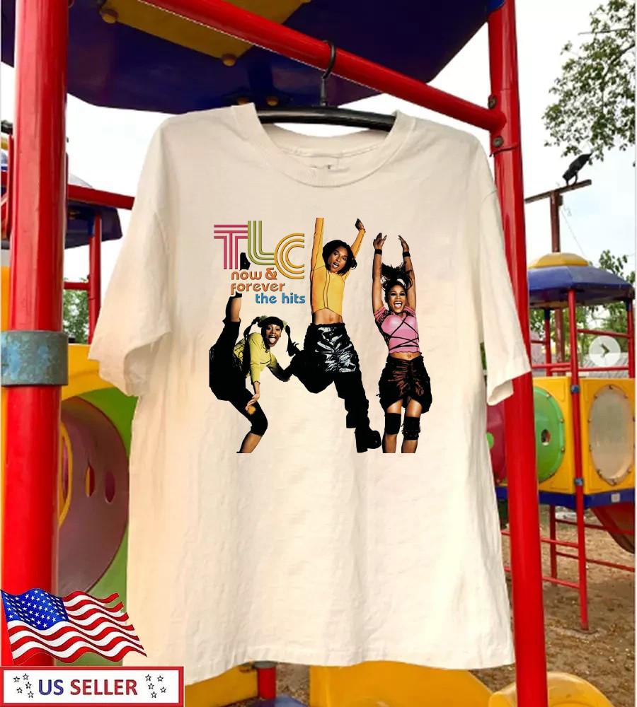 ГОРЯЧЕЕ РЕДКОЕ! TLC Band Белая Хлопковая Футболка Все размеры S-5XL HN118 Унисекс Футболка S