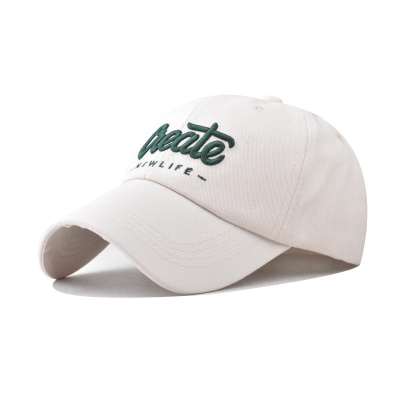 New Cotton Greated Large Embroidery Baseball Cap Men's and Women's Personality Outdoor Three-dimensional Embroidery Cap