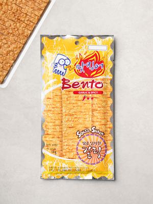 Bento Knoflook & Pittige Krokante Vis Snack 12g