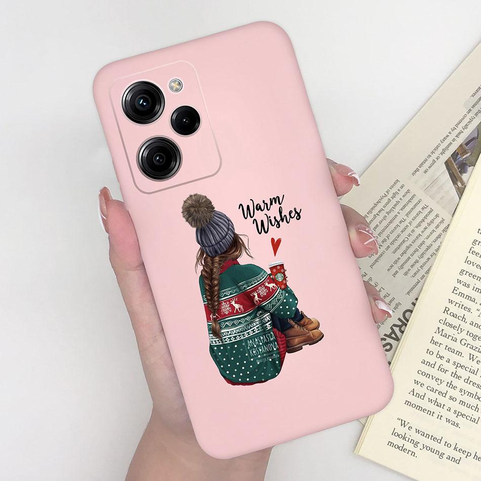 Silicone Case For Xiaomi Poco X5 Pro Pilot Bear Back Cover For POCOX5 X5Pro 5G Poco X 5 Pro Soft Matte Protective Phone Cases