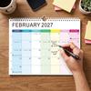 Jan. 2027 - June. 2028 English Calendar Holidays Marked Hanging Calendar Wall Calendar  Home